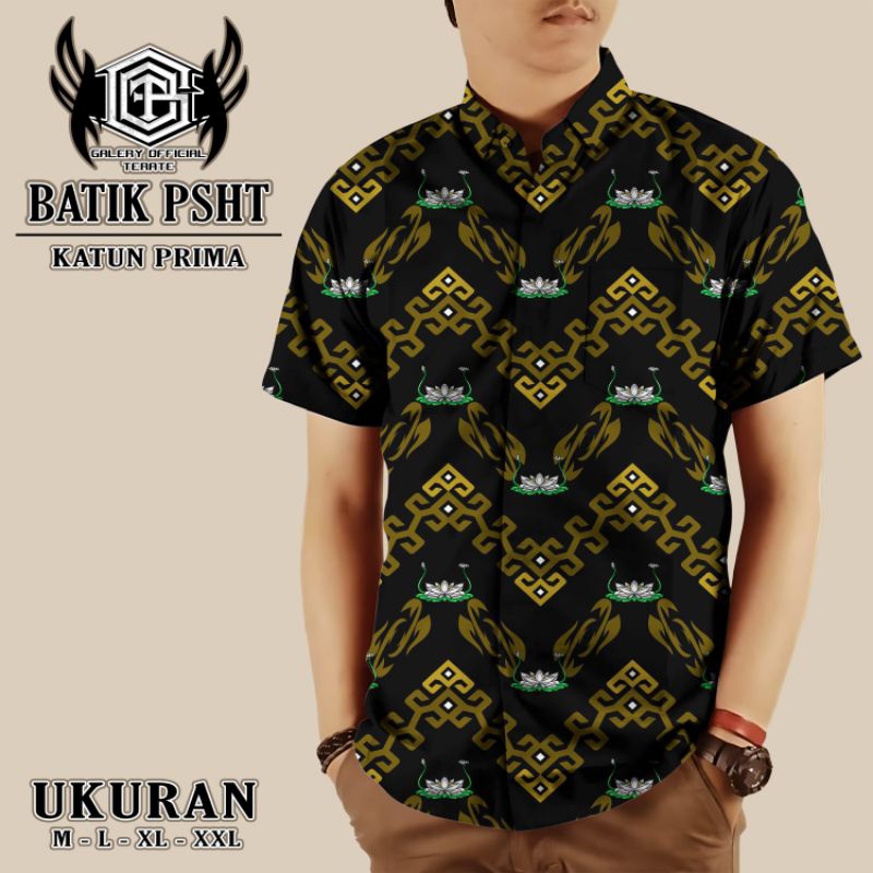 BATIK PSHT-BATIK MOTIF SH TERATE-KEMEJA BATIK PRIA-BATIK PSHT TERBARU-BATIK LENGAN PENDEK LENGAN PAN