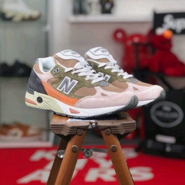 New Balance 991 &quot;Nu Block&quot; Grey/Olive