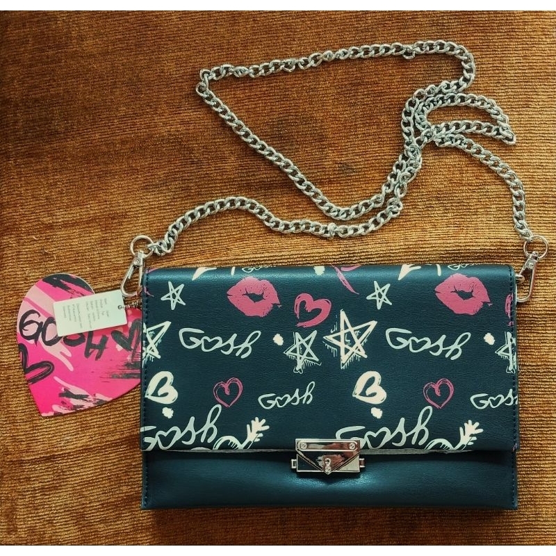 (NEW) GOSH SLING BAG BLACK SOLID