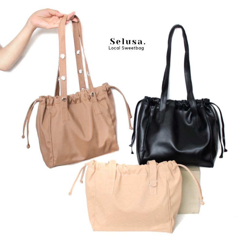 SELUSA JISOO TOTEBAG SERUT | Totebag Waterproof Series Terbaru