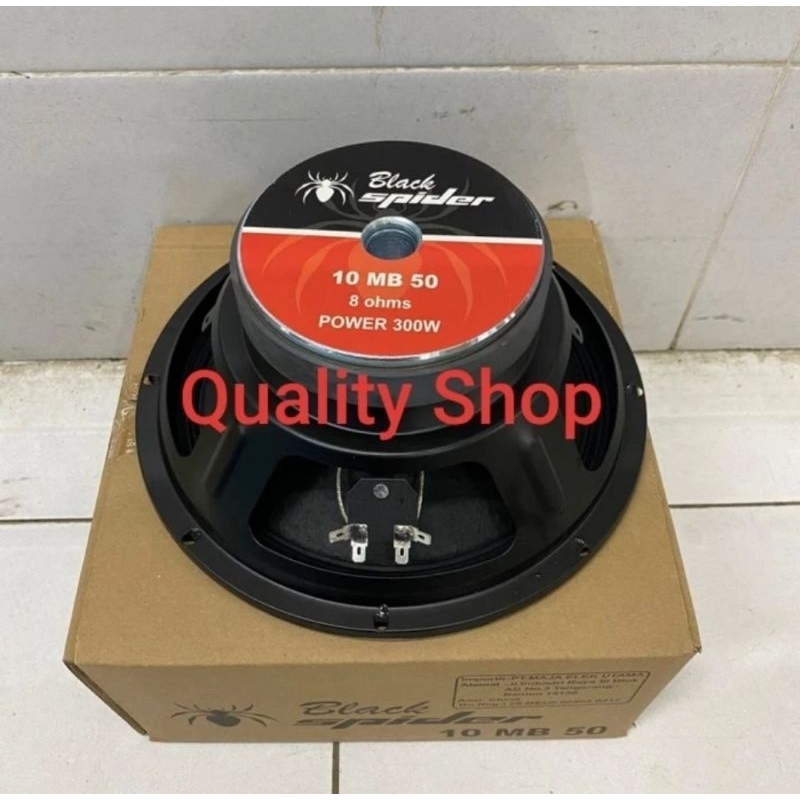 Speaker 10 Inch Blackspider 10mb 50 Original