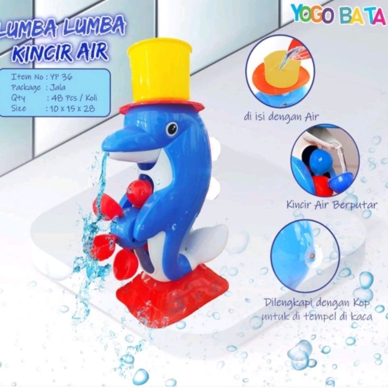 Mainan Bebek Kincir Air / Mainan Lumba-lumba Kincir air / mainan kincir air