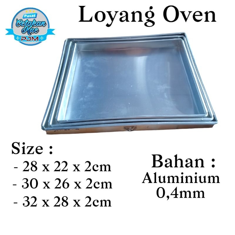 LOYANG OVEN KUE KERING / Loyang Nampan / Loyang Oven Tebal/ Alas Oven Kue Kering/ Loyang Oven Berbag
