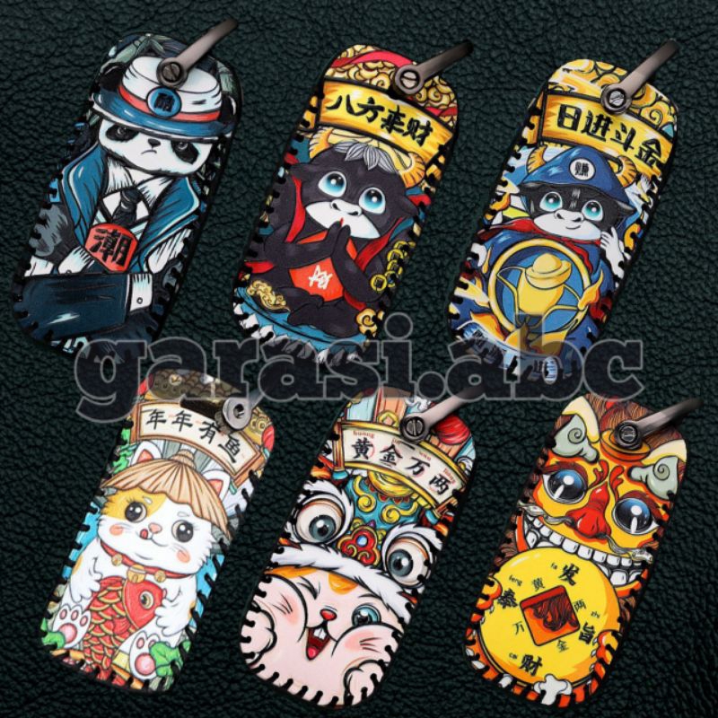 Case Pelindung Tempat Kunci Motor Yamaha Nmax Aerox Fazzio Motif Hewan China Casing Aestetic Lanyard Carabiner Sio Anime Biju Kungfu Kesing Nomer Nomor Keamanan