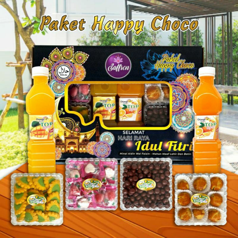 

Safron Parcel Lebaran Happy Choco Syrup