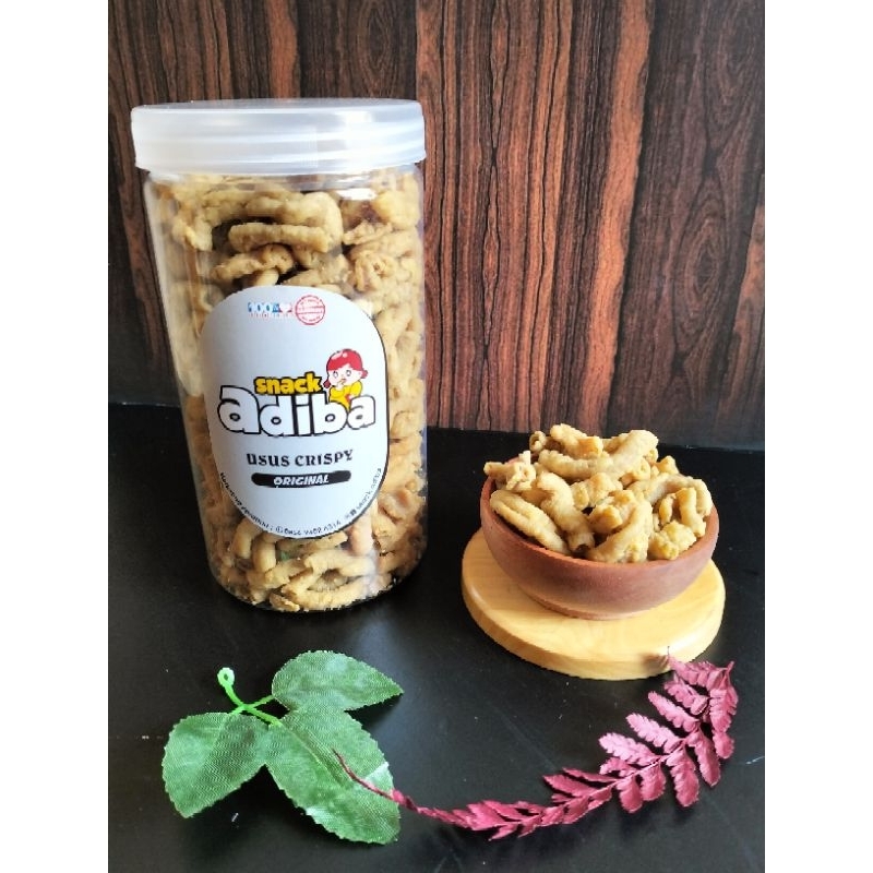 

Usus crispy ayam enak cemilan gurih renyah ukuran toples 1000ml