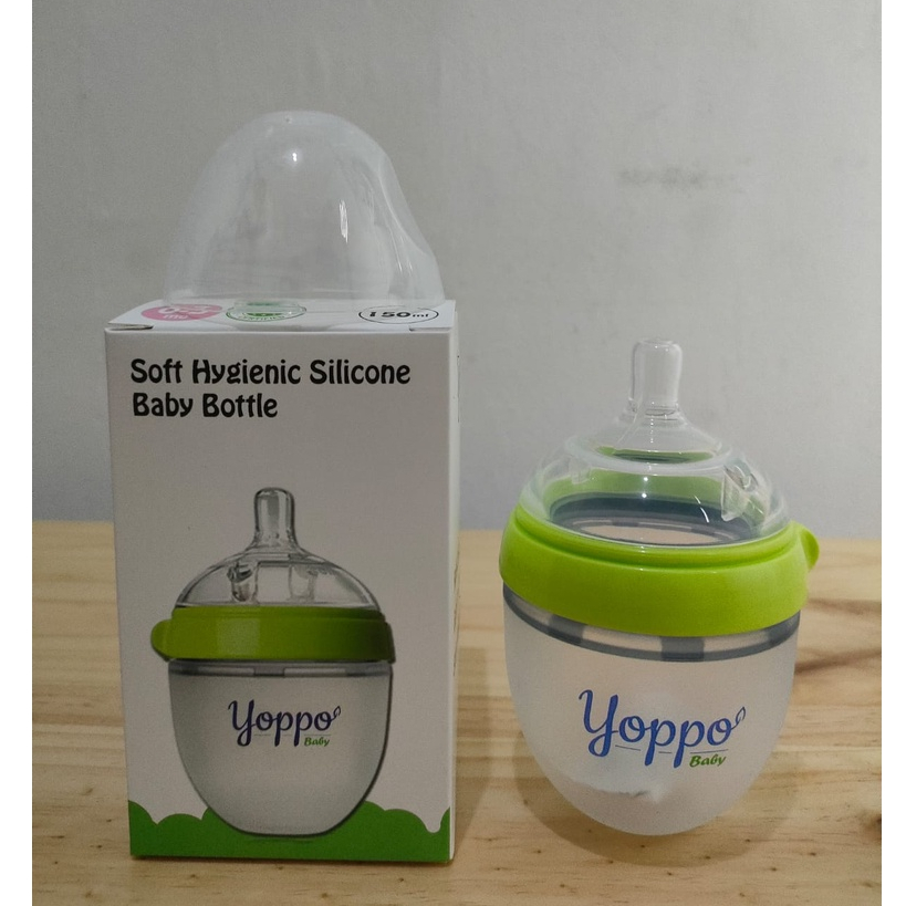 Yoppo Baby Botol susu Silikon / Botol susu bayi Silikon BPA free