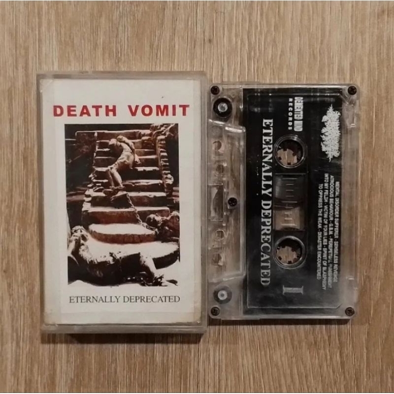 USED Death Vomit - Eternally Deprecated - 1st Press (Kaset Tape Pita)