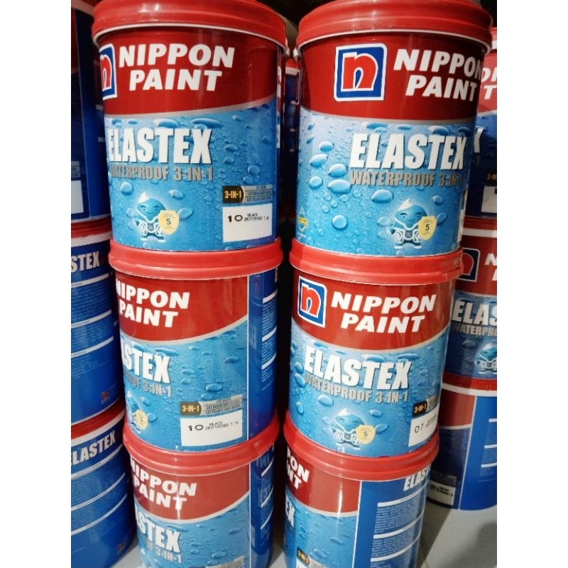 Cat tembok ANTI BOCOR Elastex Nippon Paint @1kg|Cat air pelapis waterproof 3in1 anti bocor