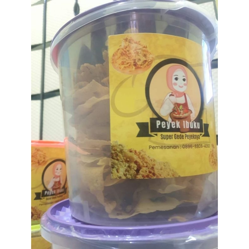 

peyek Teri Gurih Mantap uk 1 liter