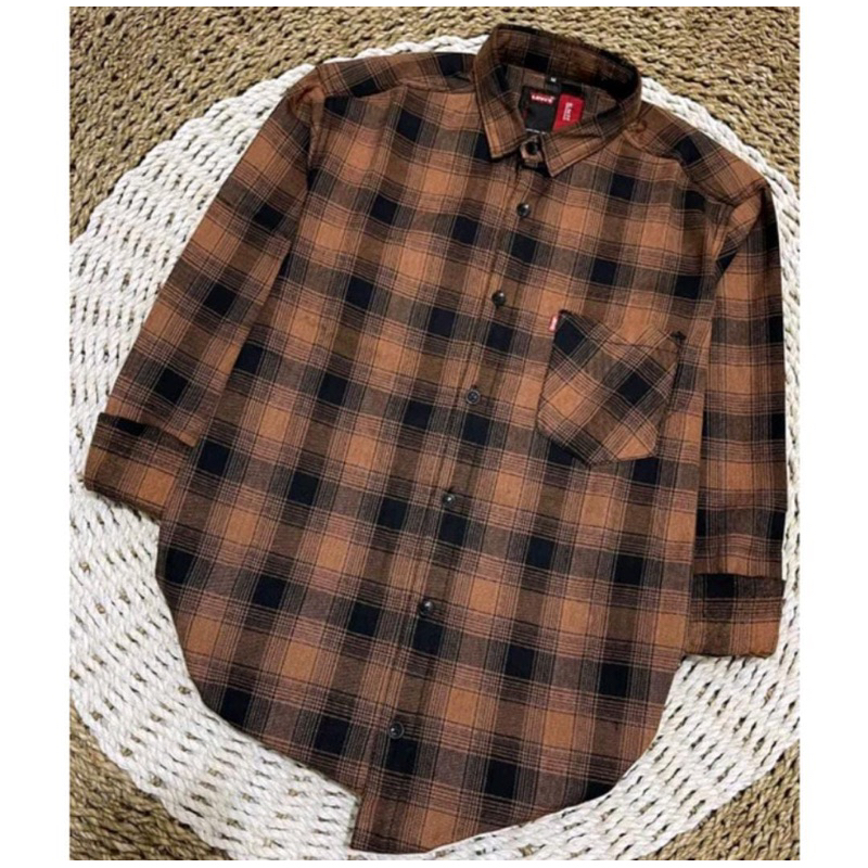KEMEJA PRIA FLANEL UNIQLO KEMEJA LENGAN PANJANG PRIA UNIQLO