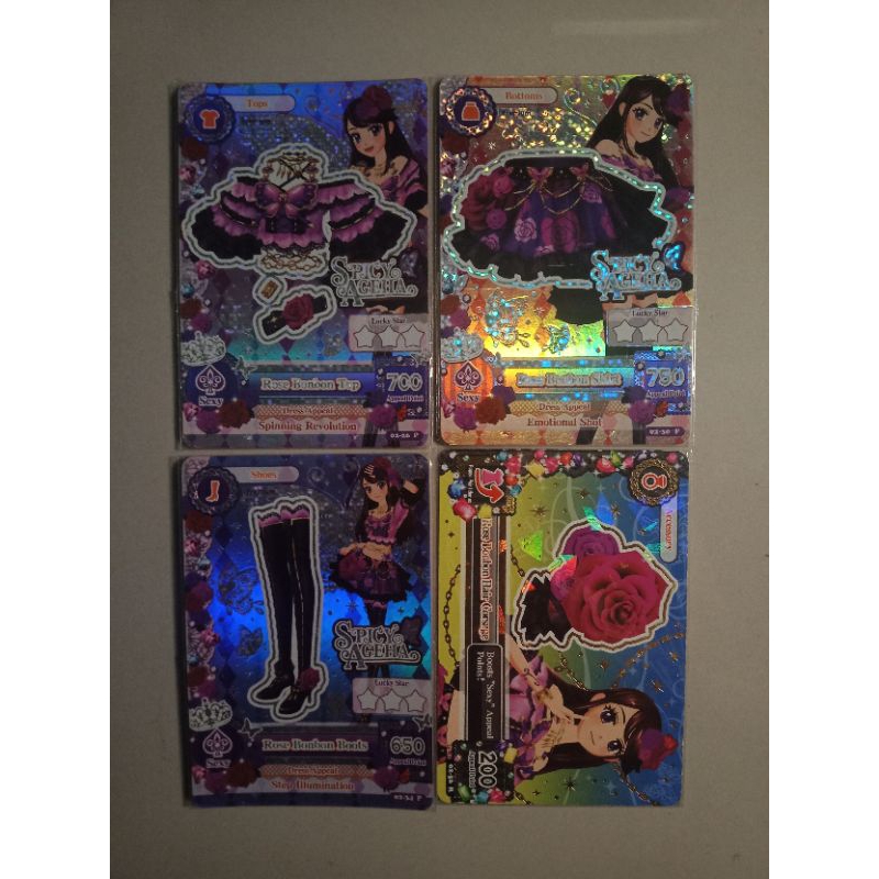 Kartu Aikatsu Rose BonBon Coord