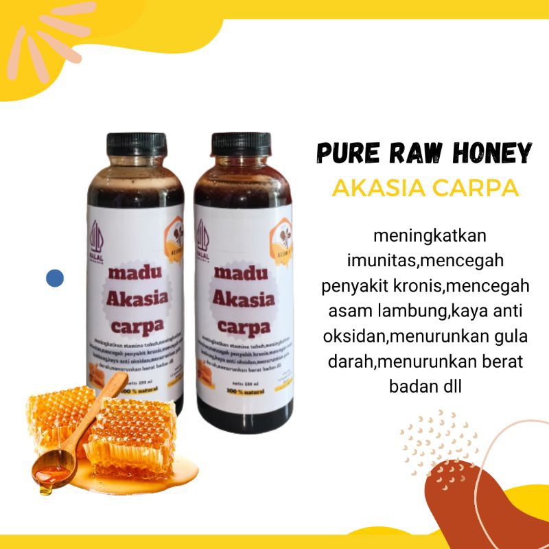 

madu murni akasia carpa asli 100% 250 ml