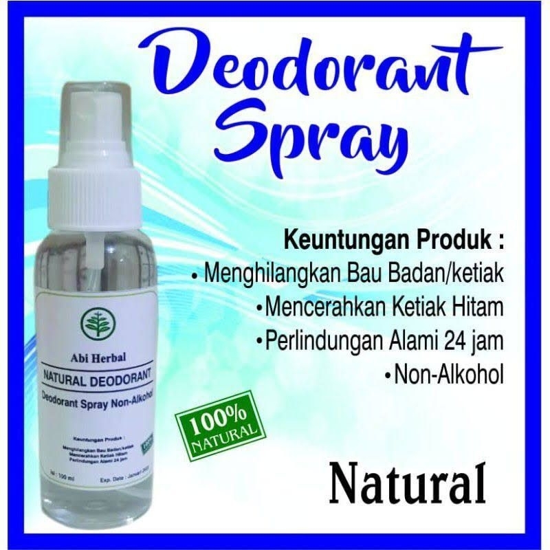 ABI HERBAL TAWAS DEODORANT SPRAY ALAMI MENGHILANGKAN BAU BADAN DAN KETIAK