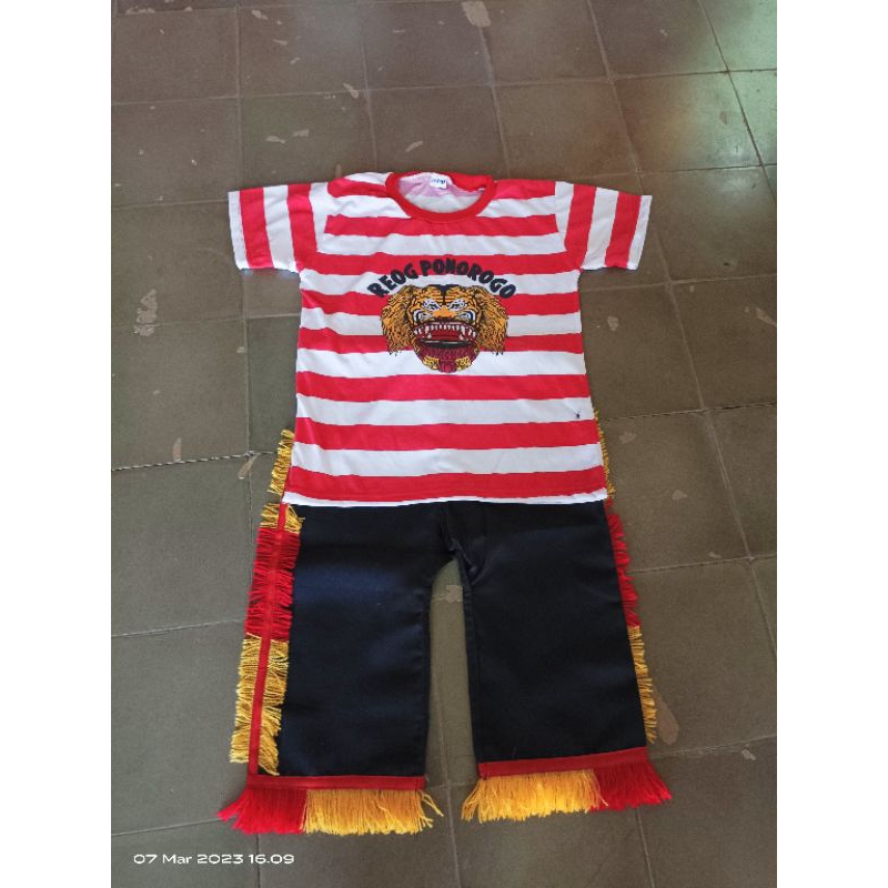 Kaos reog anak / kaos reog / kaos sakera / kaos jaranan / kaos barong / kaos sunda / ponorogo / reog