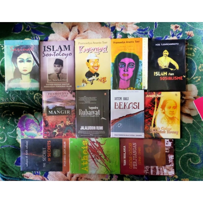 BUKU NOVEL SASTRA DAN SEJARAH BIOGRAFI SARINAH Ir Sukarno KORUPSI ISLAM SOSIALISME ISLAM SONTOLOYO I