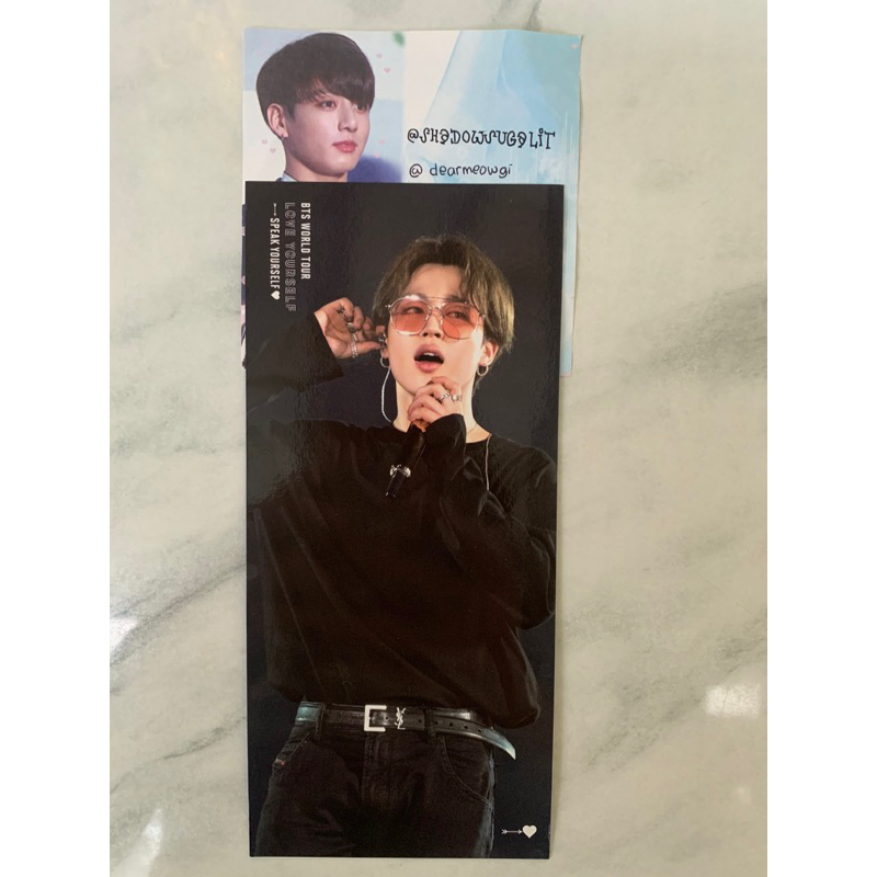 BTS Jimin SYS London Bookmark pc