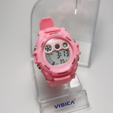 VISICA ASLI JAM TANGAN ANAK TK SD ANTI AIR FREE BOX VG-75