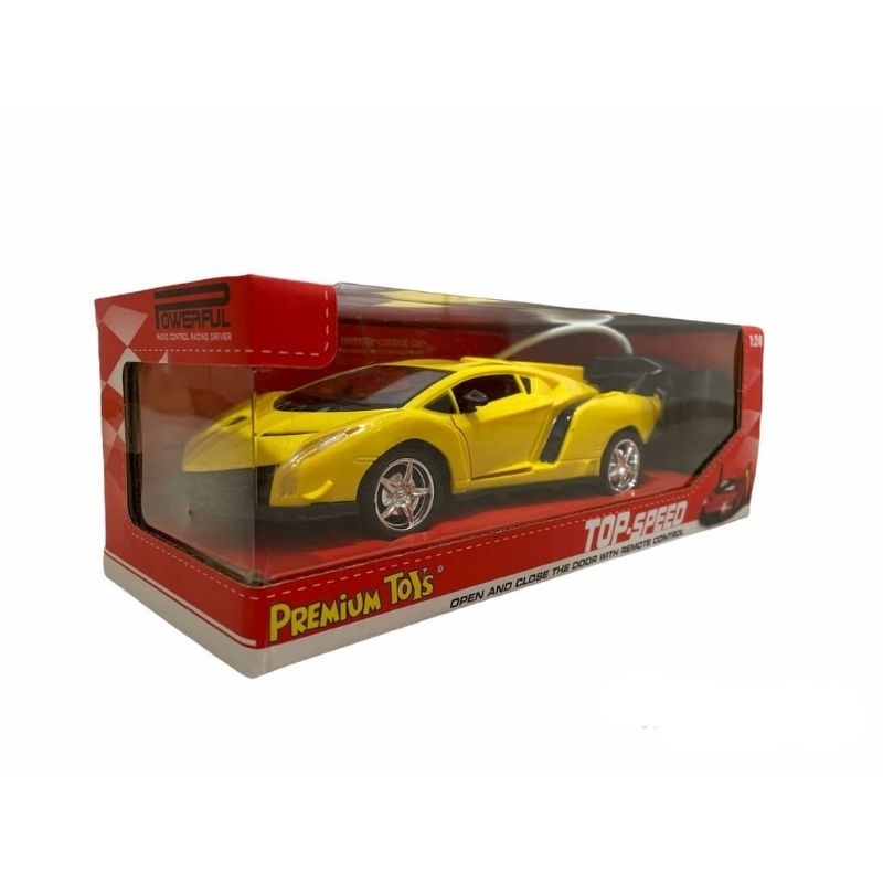 MAINAN ANAK REMOTE CONTROL PINTU BISA BUKA MODEL CAR MOBILE LAMBORGHINI SCALE 1:24 PR-17228