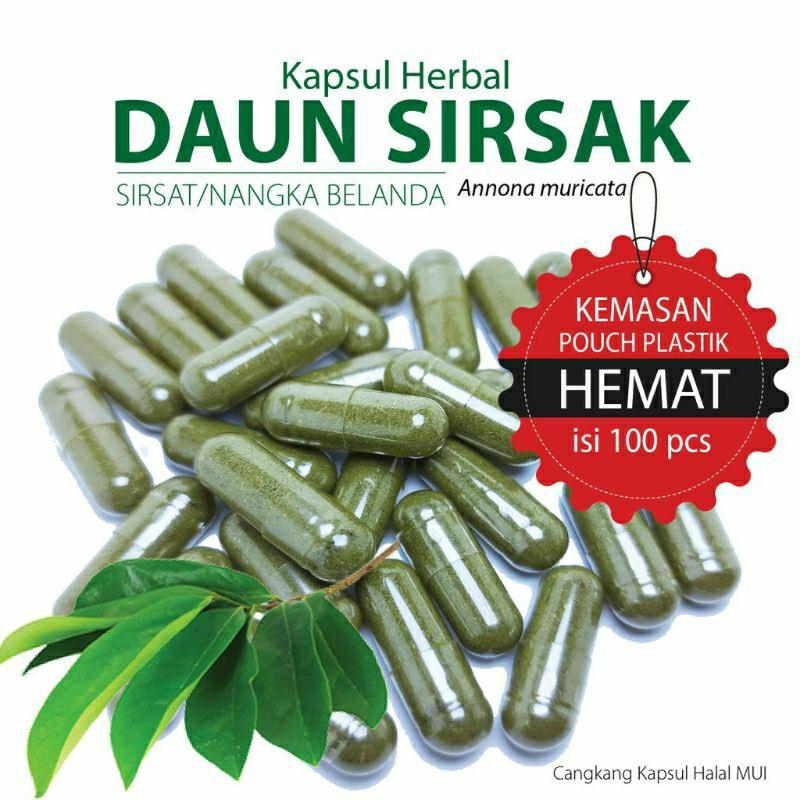 

DAUN SIRSAK 100 KAPSUL OBAT HERBAL TERBAIK (GRADE A5)