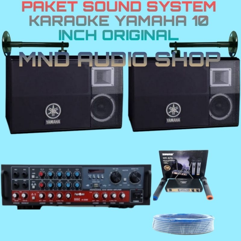 PAKET SOUND SYSTEM KARAOKE YAMAHA 10 INCH ORIGIN TERMURAH