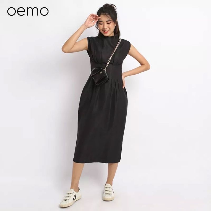 SALE OEMO Corduroy Woman Sleveless Kaftan Dress