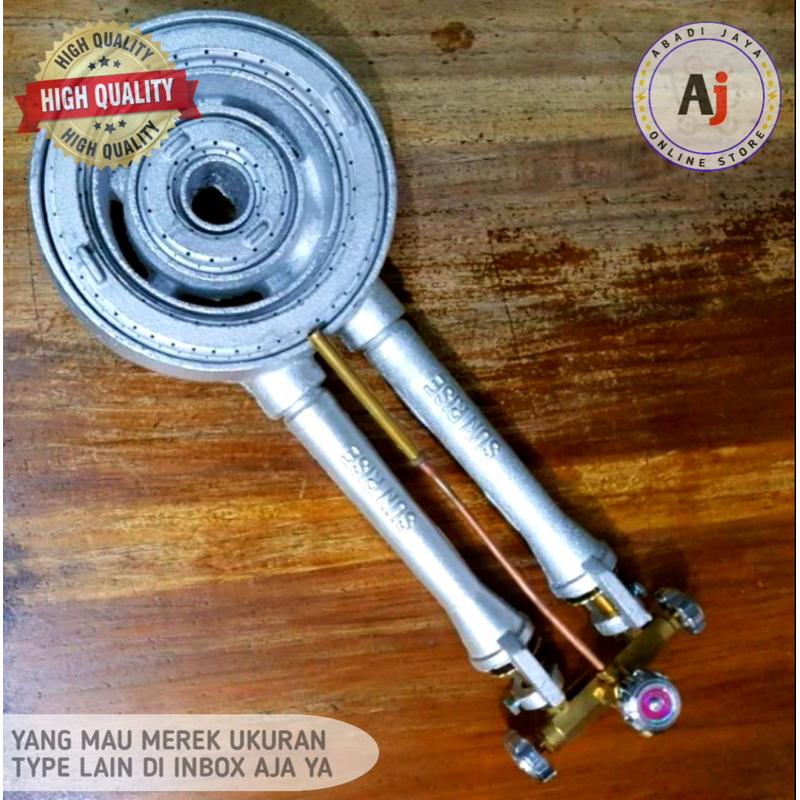 kepala kompor 8B sena sunrise burner high presure