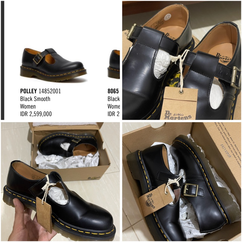 Dr Martens Polley Blacksmooth Women