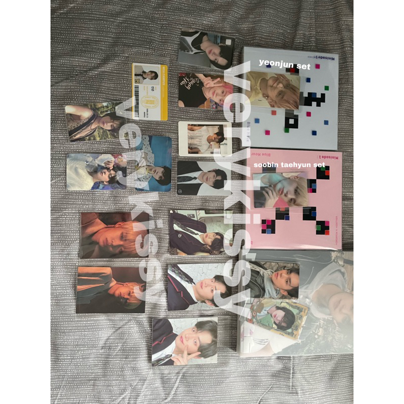 TXT ALBUM MINISODE FREEZE PC YEONJUN SET TAEHYUN BEOMGYU SOOBIN HUENINGKAI M2U LD APPMUSIC ID CARD L