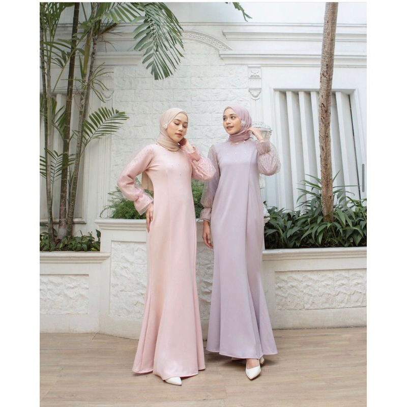 Preloved Adera Dress by Abinaya Butik Size XXL warna lilac