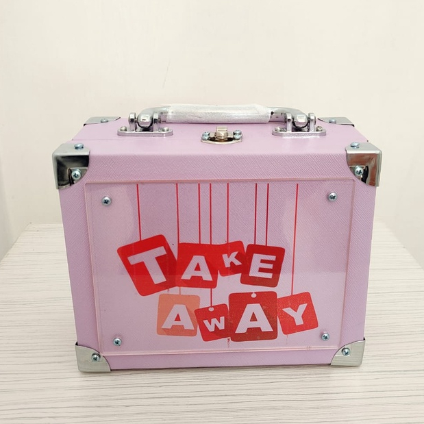 beautycase small MM Mini Lilac/ koper makeup/ beautycase/ tas kosmetik