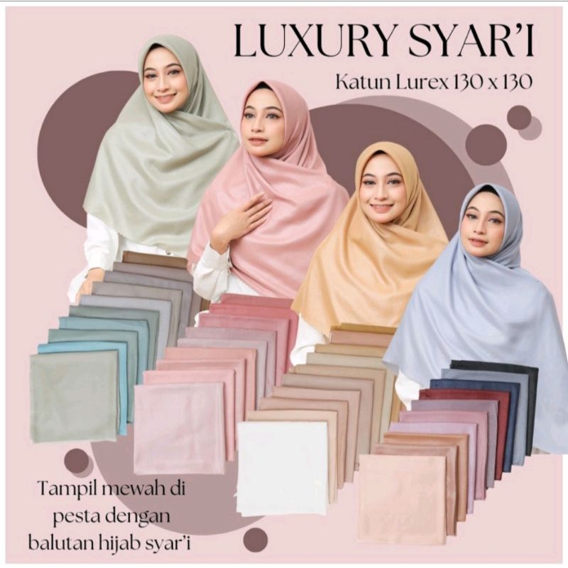 Luxury syari plain LC by Umama