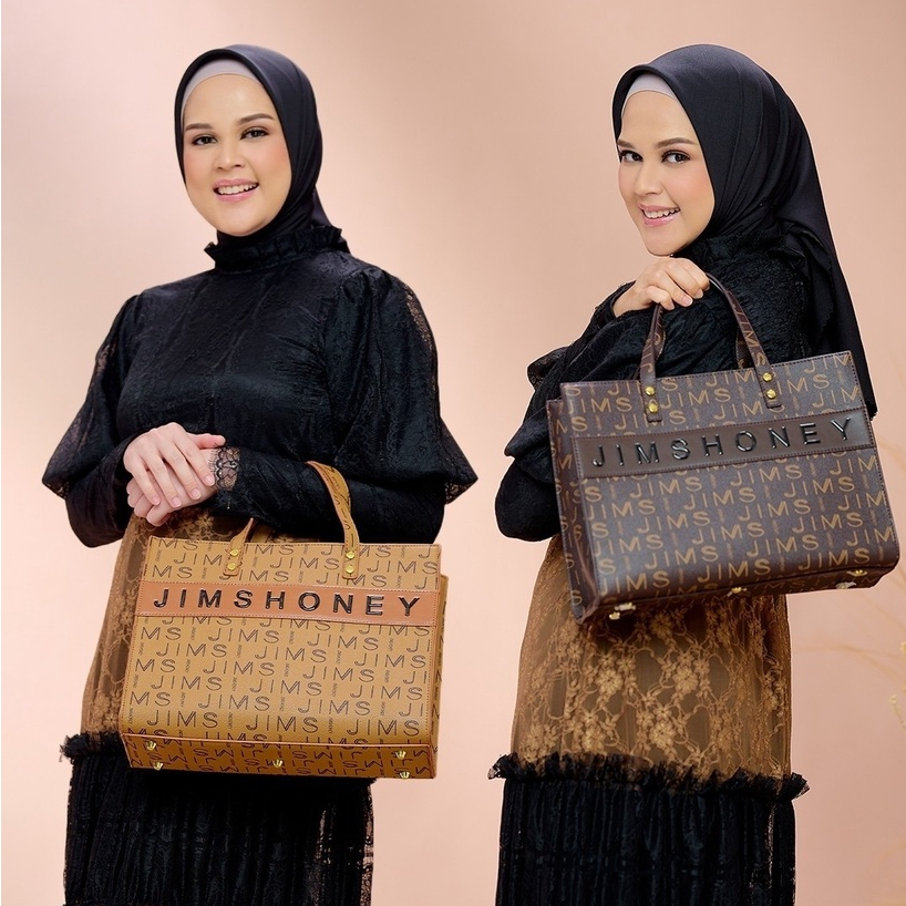 Jims Honey Queen Bag JH X Cut Meyriska Tas Kuliah Kerja Totebag Wanita Kekinian