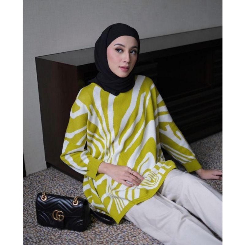 marbella BLOUSE OverSize Atasan wanita Rajut Premium