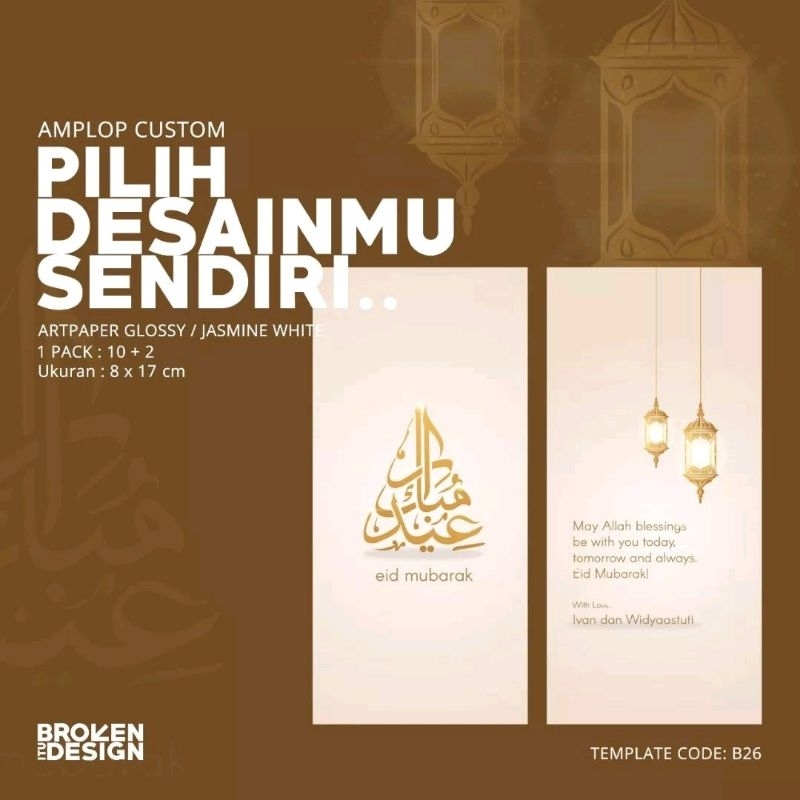 

amplop Custom Lebaran B26