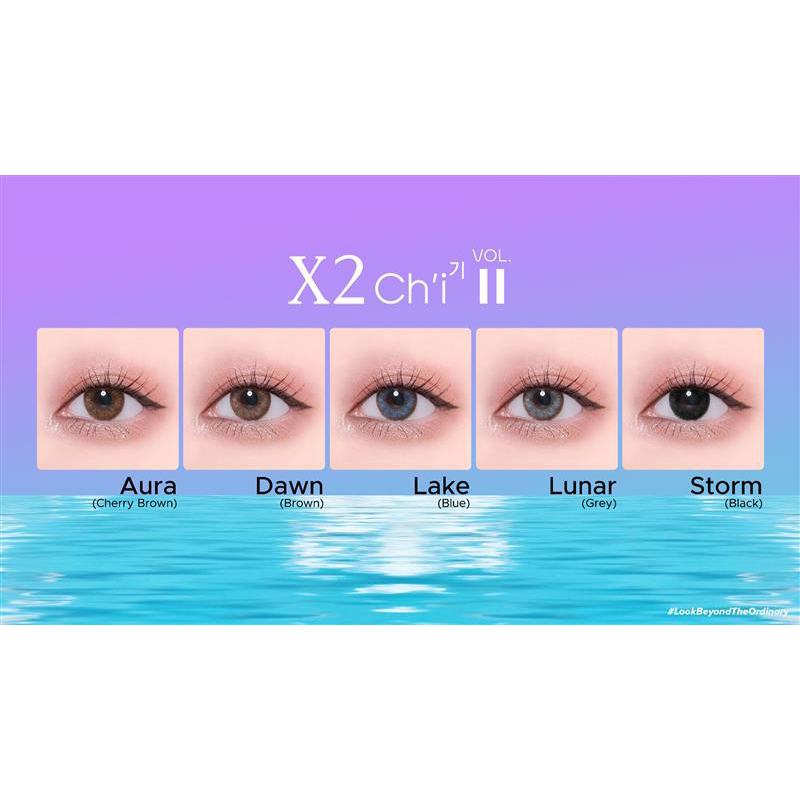 X2 Chi Vol II Softlens Silicone Hydrogel with Hydroloc Tech Premium Contact Lens