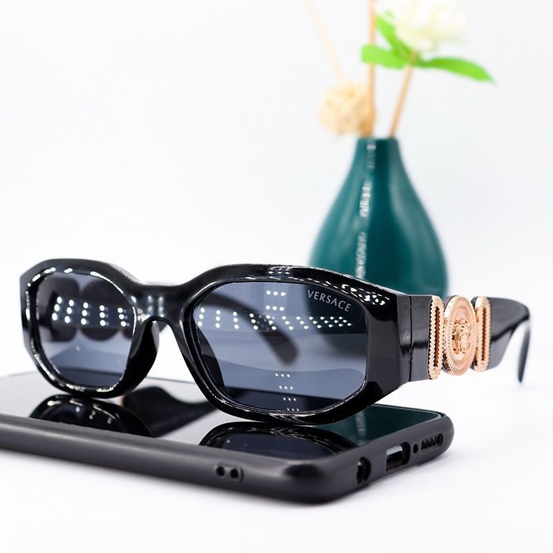 Versace Kacamata Hitam Pelindung Matahari Untuk Pria / Wanita