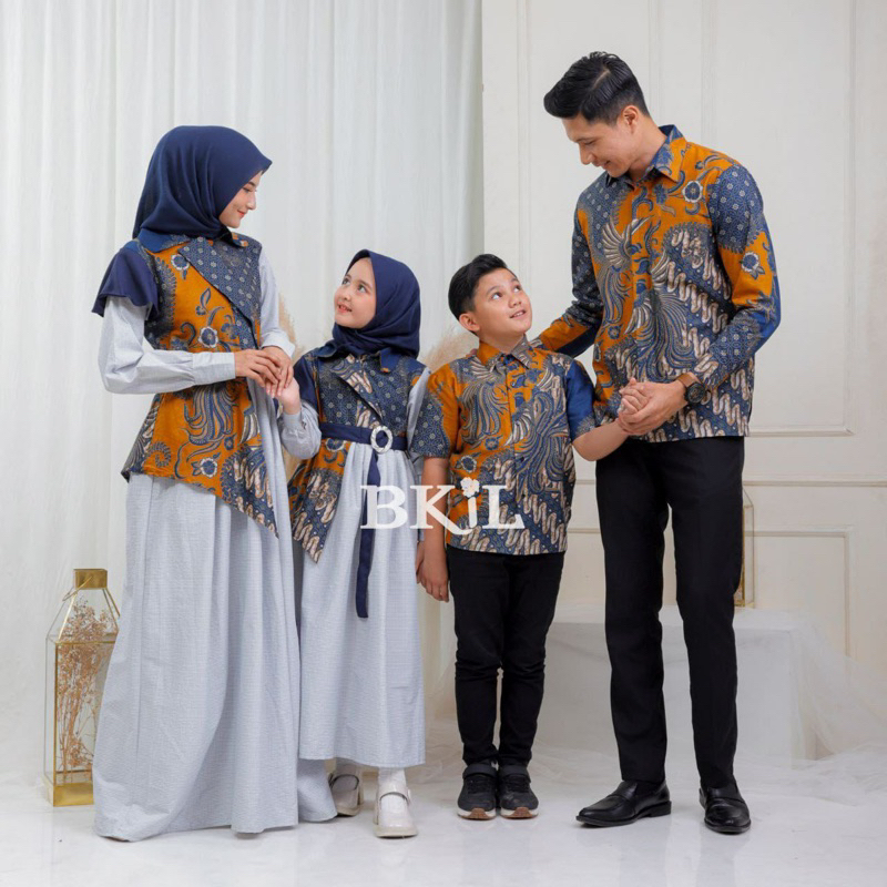 COUPLE FAMILY BKiL SERIES TERBARU GAMIS BAHAN TENUN PABRIK ATBM MIX KOMBINASI BATIK KATUN PRIMA HALUS BAJU LEBARAN MODIS MODERN MURAH STANDAR DAN JUMBO BIG SIZE LD 120cm  M L XL XXL 3L 4L