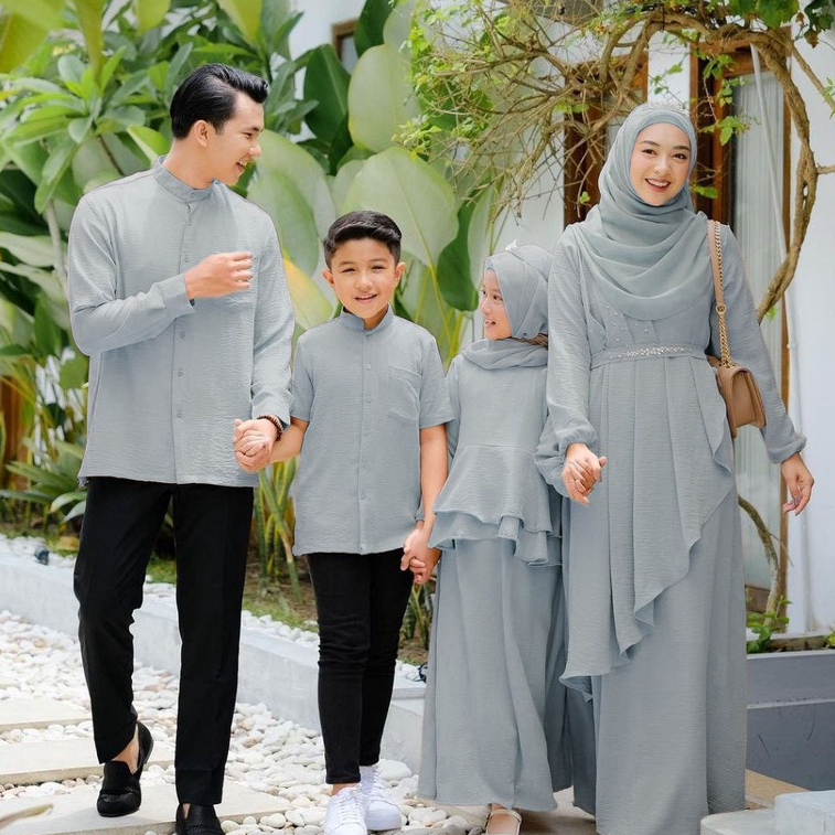 Set Couple keluarga fashion muslim muslimah dewasa dan anak-anak