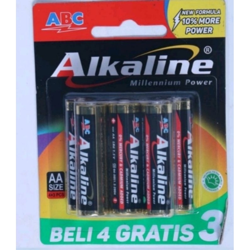 Baterai Abc Alkaline AA Isi 6