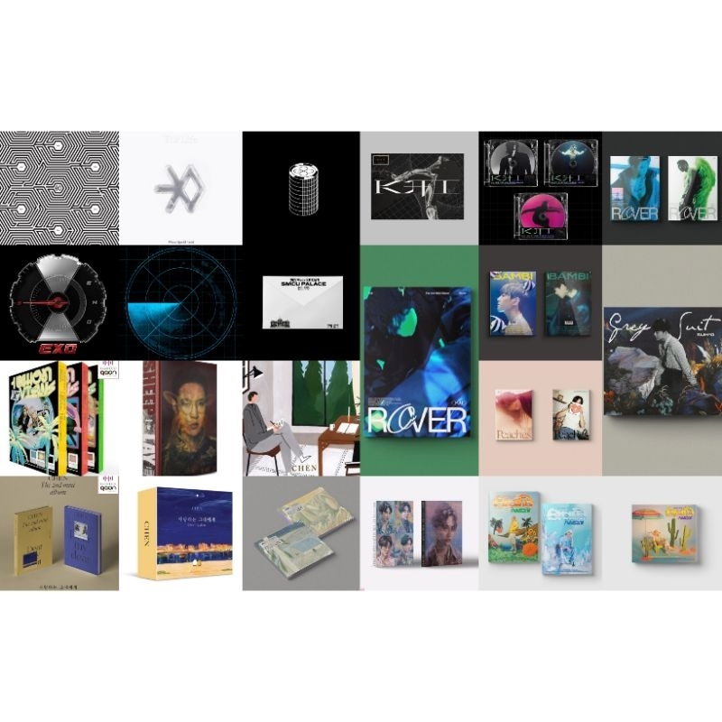 [PRE-ORDER] Album EXO Grup Unit Solo Sealed | PO M SC PC Lay Chen Kai Baekhyun Suho Xiumin Overdose 