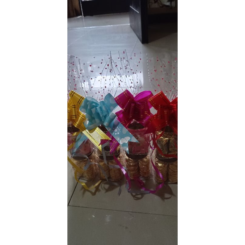 Parcel Lebaran Coklat hemat 3 toples free custom ucapan