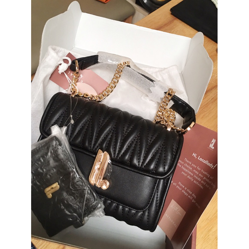 new bukan preloved amour bag mini black local id heylocal