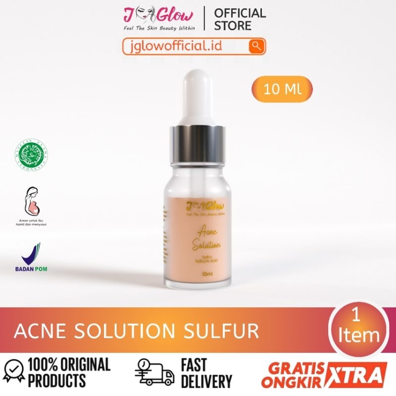 JGLOW Skincare Acne Solution Sulfur 10ml