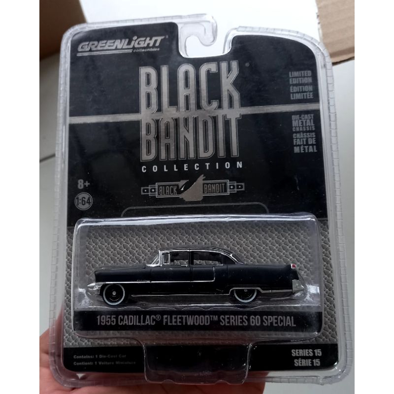 GREENLIGHT 1995 CADILLAC FLEETWOOD SERIES 60 SPECIAL BLACK BANDIT COLLECTION