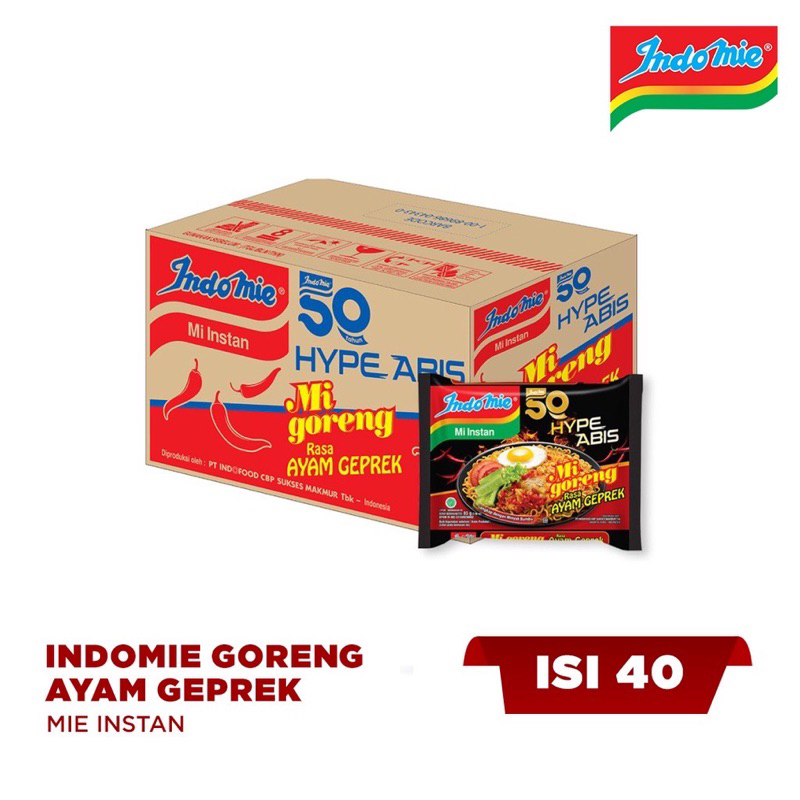 

INDOMIE GORENG HYPE ABIS SEDUS ISI 40