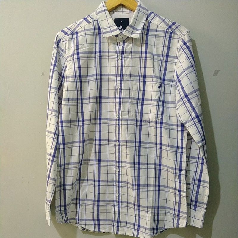 KLL405 NEW KEMEJA PANJANG KOTAK-KOTAK SLIM FIT LOIS ORIGINAL