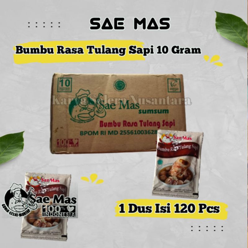 

Sae Mas Bumbu Kuah Bakso Rasa Tulang Sapi 11 Gram