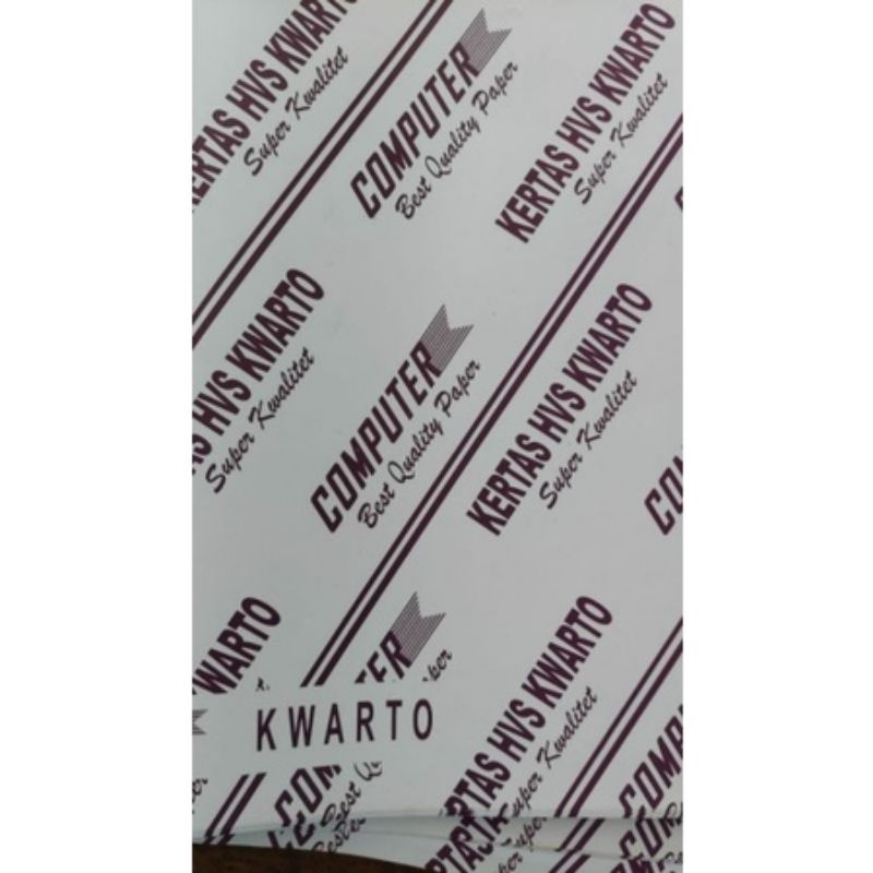 

[1 RIM 500 L] KERTAS HVS KWARTO 60 GRAM / KERTAS HVS QWARTO 60 GSM COMPUTER