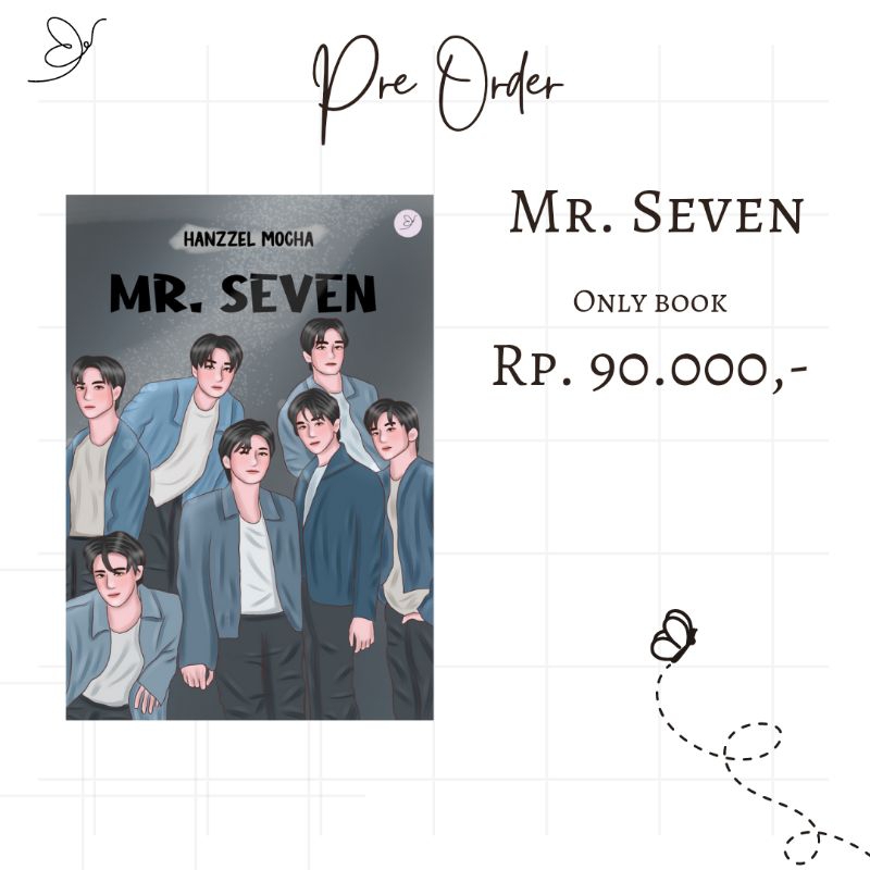 

[READY STOK] Novel Mr. Seven by Hanzzel Mocha | hanya buku saja